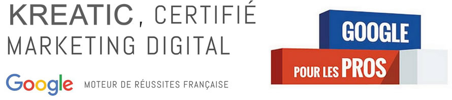 Kreatic est certifiée marketing réseaux Sociaux